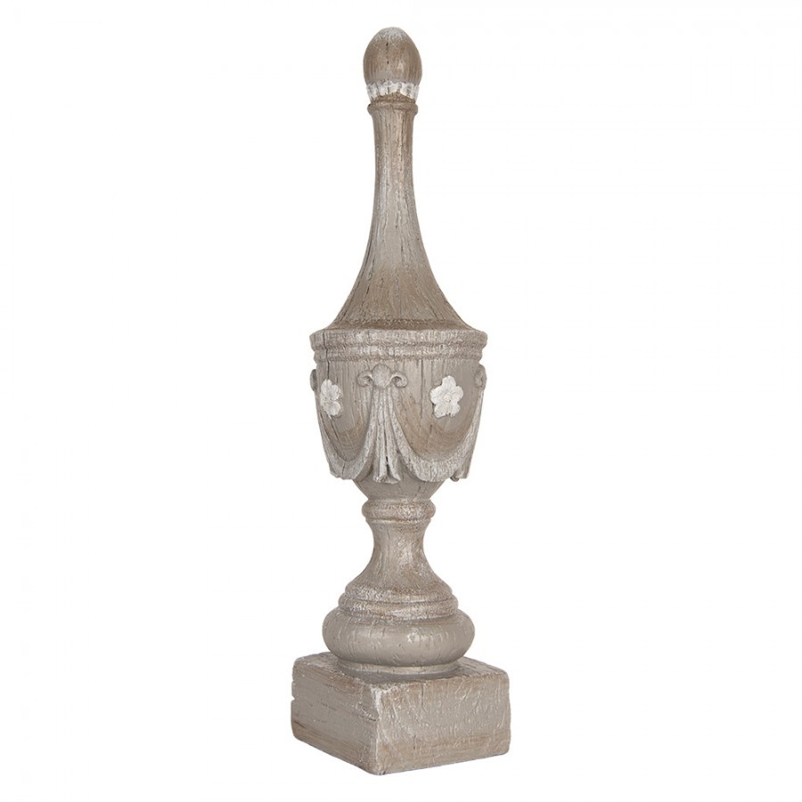 Decorative Ornament ? 11x43 Cm Grey Plastic - ? 11*43 cm