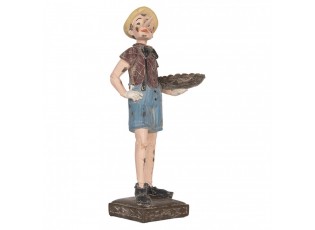 Béžová dekorace figurka Pinocchio - 14*10*31 cm