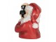 Christmas Decoration Figurine Santa Claus 21x17x22 Cm Red Plastic Camera - 21.0 cm Clayre & Eef