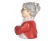 Christmas Decoration Figurine 19x18x23 Cm Beige Plastic - 19.0 cm Clayre & Eef