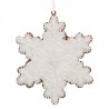 Závěsná dekorace perníková vločka Frosted Ginger - 9*1*10 cm