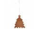 Závěsná dekorace zasněžený perníkový stromeček Frosted Ginger - 9*1*10 cm Clayre & Eef