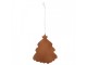Závěsná dekorace zasněžený perníkový stromeček Frosted Ginger - 9*1*10 cm Clayre & Eef