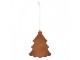 Závěsná dekorace zasněžený perníkový stromeček Frosted Ginger - 9*1*10 cm Clayre & Eef