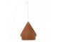 Závěsná dekorace zelená perníková chaloupka Frosted Ginger - 9*1*10 cm Clayre & Eef