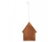 Závěsná dekorace modrá perníková chaloupka Frosted Ginger - 8*1*10 cm Clayre & Eef
