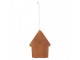 Závěsná dekorace zelená perníková chaloupka Frosted Ginger - 8*1*10 cm Clayre & Eef