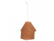 Závěsná dekorace zasněžená perníková chaloupka Frosted Ginger - 9*1*10 cm Clayre & Eef