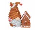 Christmas Decoration With LED Lighting Gnome 14x9x15 Cm Brown Plastic - 14.0 cm Clayre & Eef