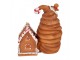 Christmas Decoration With LED Lighting Gnome 14x9x15 Cm Brown Plastic - 14.0 cm Clayre & Eef