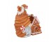 Christmas Decoration With LED Lighting Gnome 14x9x15 Cm Brown Plastic - 14.0 cm Clayre & Eef