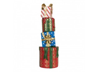Christmas Decoration Figurine Gift 23x22x71 Cm Multiple Plastic - 23.0 cm