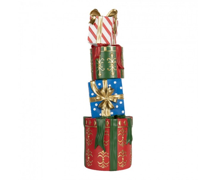 Christmas Decoration Figurine Gift 23x22x71 Cm Multiple Plastic - 23.0 cm Clayre & Eef