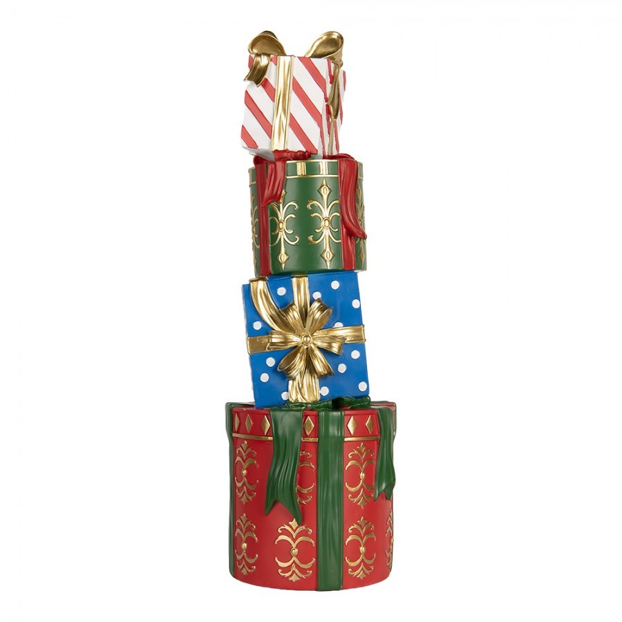 Christmas Decoration Figurine Gift 23x22x71 Cm Multiple Plastic - 23.0 cm