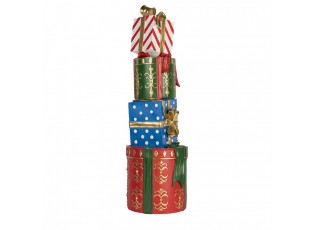 Christmas Decoration Figurine Gift 23x22x71 Cm Multiple Plastic - 23.0 cm