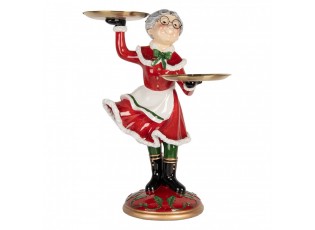 Christmas Decoration Figurine 47x32x62 Cm Red Plastic - 47.0 cm