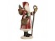 Červená vánoční dekorace Santa Claus s pytlem dárků - 12*11*26 cm Clayre & Eef