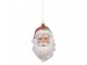Christmas Ornament Santa Claus 15 Cm White Red Plastic - 9.0 cm Clayre & Eef