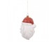 Christmas Ornament Santa Claus 15 Cm White Red Plastic - 9.0 cm Clayre & Eef