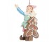 Závěsná vánoční dekorace Elf se stromkem - 8*4*11 cm Clayre & Eef