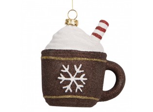 Christmas Ornament 9x7x10 Cm Brown Plastic Cups - 9.0 cm