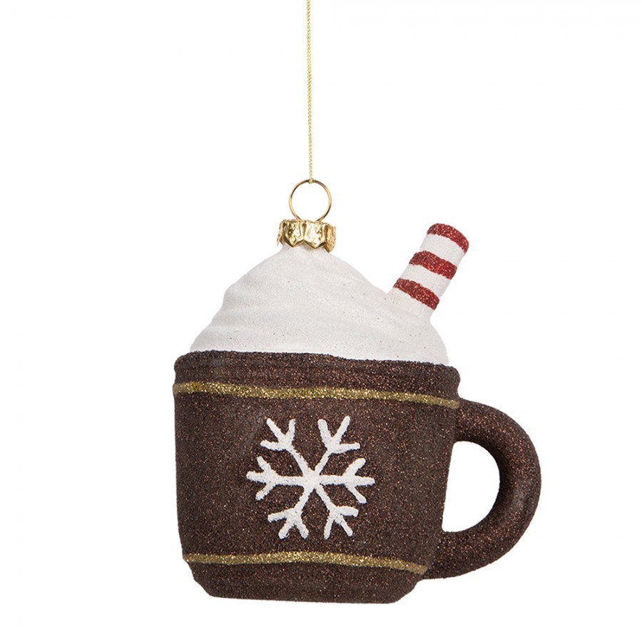 Christmas Ornament 9x7x10 Cm Brown Plastic Cups - 9.0 cm