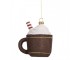Christmas Ornament 9x7x10 Cm Brown Plastic Cups - 9.0 cm Clayre & Eef