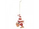 Christmas Ornament Gnome 10 Cm Red Plastic - 8.0 cm Clayre & Eef