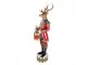 Christmas Decoration Figurine Deer 25x22x82 Cm Brown Plastic - 25.0 cm Clayre & Eef