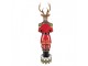 Christmas Decoration Figurine Deer 25x22x82 Cm Brown Plastic - 25.0 cm Clayre & Eef