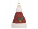 Christmas Ornament Christmas Hat 7x4x10 Cm Red White Plastic - 10.0 cm Clayre & Eef