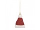 Christmas Ornament Christmas Hat 7x4x10 Cm Red White Plastic - 10.0 cm Clayre & Eef