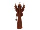 Rezavý antik plechový anděl s hvězdičkou Angel Rusty - 16*9*38 cm daan kromhout