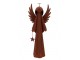 Rezavý antik plechový anděl s hvězdičkou Angel Rusty - 25*15*60 cm daan kromhout