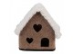 Decorative Figurine House 13x10x13 Cm Brown Textile - 13.0 cm Clayre & Eef