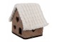 Decorative Figurine House 13x10x13 Cm Brown Textile - 13.0 cm Clayre & Eef