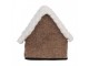 Decorative Figurine House 13x10x13 Cm Brown Textile - 13.0 cm Clayre & Eef