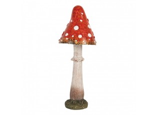 Dekorace figurka houba muchomůrka - Ø 9*23 cm