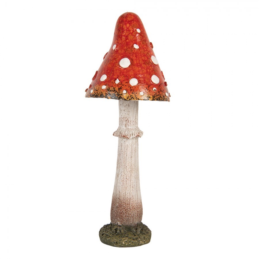 Dekorace figurka houba muchomůrka - Ø 9*23 cm