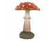 Dekorace figurka houba muchomůrka - Ø 9*12 cm Clayre & Eef
