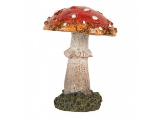 Dekorace figurka houba muchomůrka - Ø 6*8 cm