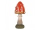 Dekorace figurka houba muchomůrka - Ø 5*12 cm Clayre & Eef