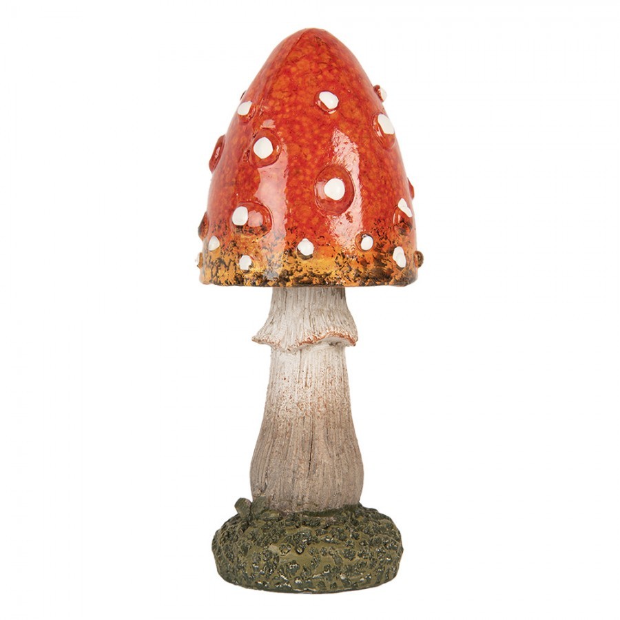 Dekorace figurka houba muchomůrka - Ø 5*12 cm