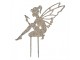 Garden Stake Elf 31x1x33 Cm Grey Metal - 31.0 cm Clayre & Eef