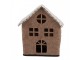 Decorative Figurine House 17x9x19 Cm Brown Textile - 17.0 cm Clayre & Eef