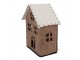 Decorative Figurine House 17x9x19 Cm Brown Textile - 17.0 cm Clayre & Eef