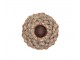 Zlatý antik cementový svícen šiška Pinecone Gold - 8*8*9 cm daan kromhout