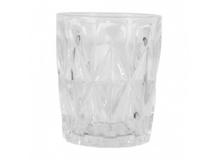 Transparentní sklenička na vodu Diamond - Ø 8*10 cm / 250 ml