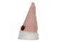 Christmas Decoration With LED Lighting Gnome LED 10x10x25 Cm / 3xAA Pink White Synthetic - 10.0 cm Clayre & Eef