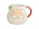 Keramický hrnek Santa Claus s růžovým ouškem - 16*11*10 cm / 550 ml Clayre & Eef